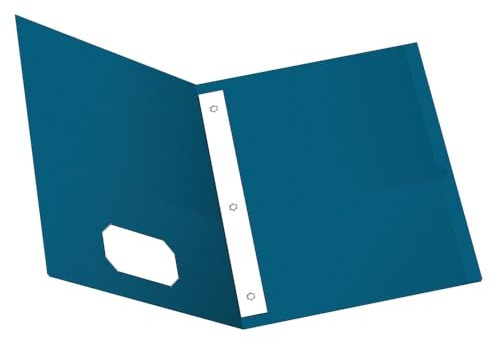 Oxford 57702 Dokumentenmappen mit 2 Fächern, Briefgröße, Blau, 25 Stück