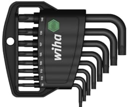 Wiha Stiftschlüssel Set im Classic Halter TORX® 8-tlg. kurz, brüniert (36461)