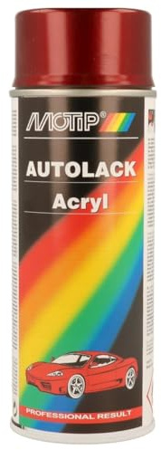 MoTip Car Paint 400ml Aerosol - Kompakt Red Metallic