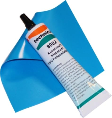 Poolfolie Reparatur Set 10 x 20 cm I blau I Pool Flickset