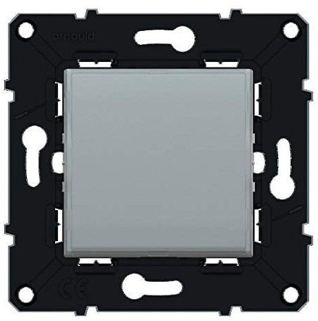 bouton poussoir - lumineux porte étiquette - arnould espace evolution - blanc
