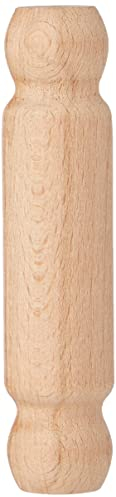 Dexam 17740120 Beech Rolling Pin 15cm, Beige