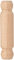 Dexam 17740120 Beech Rolling Pin 15cm, Beige