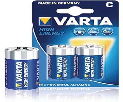 Varta High Energy LR14 Baby C Batterie (1,5V, 1400mAh, 1x 2-er Blister)