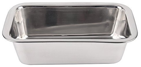 Lindy's Stainless Steel Loaf Pan for Baking Bread, Meatloaf, Cakes, Brownies, Casseroles, and More, Nontoxic & Dishwasher Safe