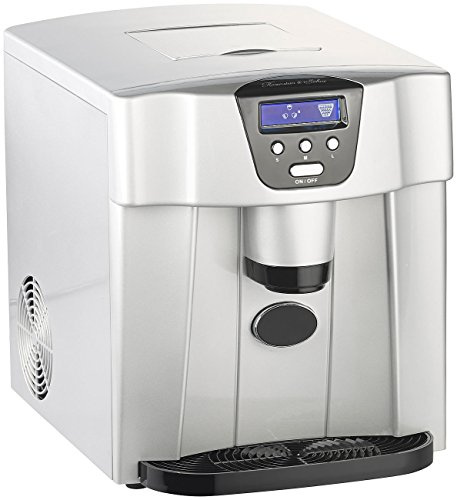 Rosenstein & Söhne Eiswürfelmaker: Eiswürfelmaschine EWS-2100 mit Eiswürfelspender (Eiswürfelmaschine Spender, Eiswürfelbereiter mit Spender, Ice)