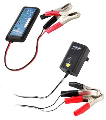 ANSMANN ALCS 2-12/0,4 Blei-Ladegerät 2V 6V 12V mit Erhaltungsladung | Schonendes Batterieladegerät für Blei-Gel, AGM & Nassbatterien - Ideal zum Überwintern von Motorrad, Boot & Oldtimer
