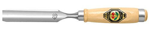 Kirschen 1431018 18 mm Number 1431 Firmer Gouge with Hornbeam Handle - Multi-Colour