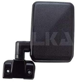 Alkar 9001031 Retroviseur complet, manuel, plan, chrome,