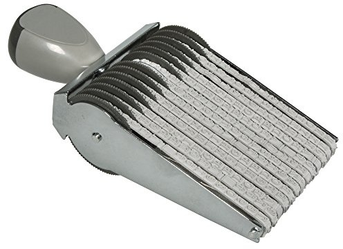 Rayher 29019000 Timbro a Rullo, Alfabeto, Lettere e Numeri, 13 Cinture, Grandezza Lettere 5 mm, Nero