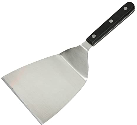 Hochwertiger Winkelpalette Bratenheber extra breit Edelstahl Bratenwender Pfannenwender Küchenspachtel Metall