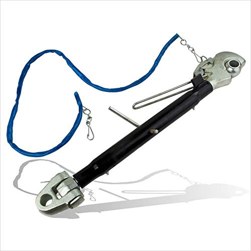 DEMA Oberlenker 670-940 mm Gewindeoberlenker Kat. 3, mit Schnell-Fanghaken und Gabelkopf, ideal für Traktor, Dreipunktaufnahme, Landwirtschaft, Anbaugeräte