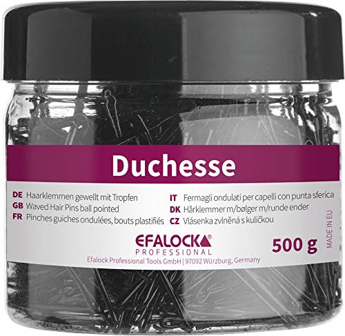 Efalock Professional Duchesse Haarklemmen, 5 cm, gold, 1er Pack, (1x 500g)