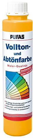 PUFAS Vollton- und Abtönfarben mandarin 0,75 Liter