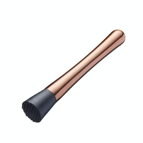 BarCraft Pestello per Cocktail, Acciaio Inox, Effetto Bronzo, 20,5 cm