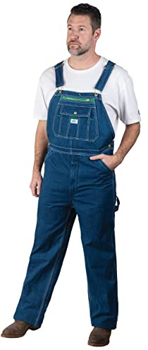 Liberty Herren Latzhose Stonewashed Denim, Stonewashed, 62W x 32L