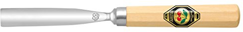 KIRSCHEN Werkzeuge 3112004 | Bildhauerbeitel mit Weißbuchenheft Stich 3, gebogen - 4mm