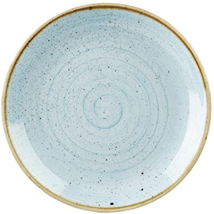Churchill Stonecast Coupe Plate 26cm 10.25 - Duck Egg Blue, Pack of 12