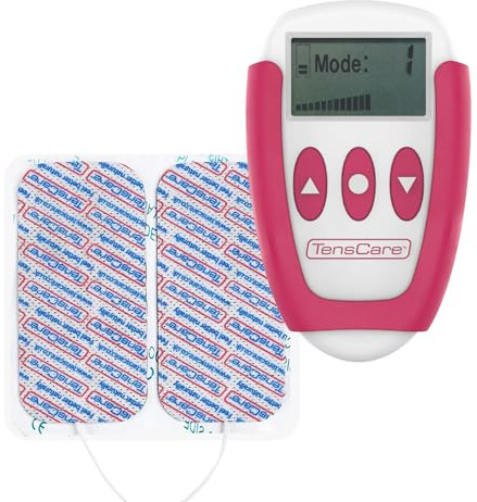 TensCare Ova+ Schmerzlinderung bei Menstruationsbeschwerden. 4 Modi mit und 2 Wiederverwendbare Elektrodenpads, USB Aufladbar | 4 Programme und 2 wiederverwendbare Elektrodenpads für Regelschmerzen und Krämpfe, USB-aufladbar.