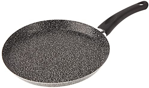 HOME Stone Crêpière Antiadhérente, Pierre, Anthracite, 26 cm