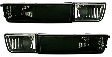 AD Tuning KG 960581 - Juego de intermitentes delanteros y faros antiniebla, color negro y transparente.