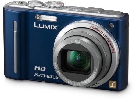 Panasonic Lumix DMC-TZ10EG-A - Cámara Digital Compacta 12.1 MP - Azul