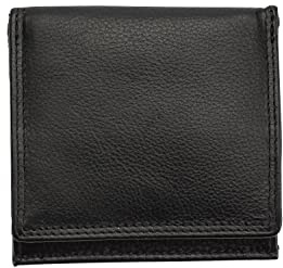 Josybag populares Caja vienesa - negro - cartera de cuero 8 tarjeteros compartimento con cremallera