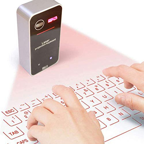 AGS Virtuelle Bluetooth-Tastatur und Maus für iPhone, iPad, Smartphone und Tablets