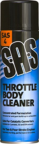 SAS Throttle Body/Carburettor Choke Cleaner 500ml Large Aerosol Degreaser SAS4 Pack of 6 x 500ml
