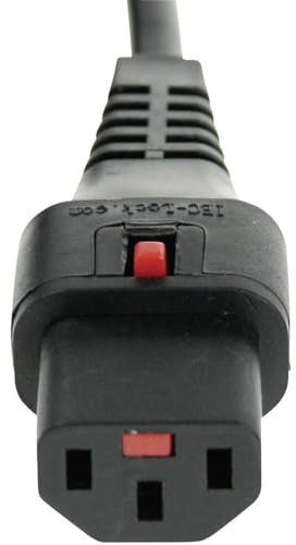 Kash Connection Cable for Refrigerant Appliances C13 Female Mains - Angled Male Plug + Protective Contact Black 3 m 1 pc(s)