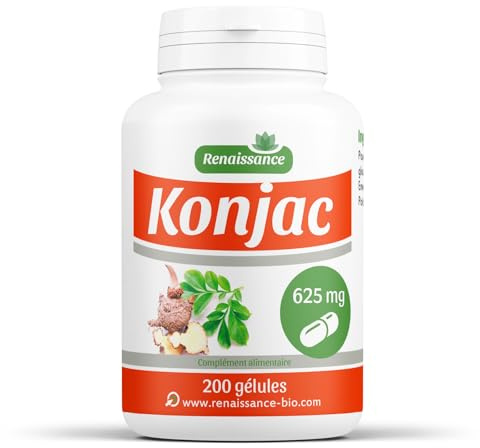 Konjac - 625 mg - 200 gélules