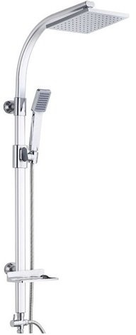 MAURER DOCCETTA con SALISCENDI - SOFFIONE Doccia Completo - DOCCINO con Tubo Jada