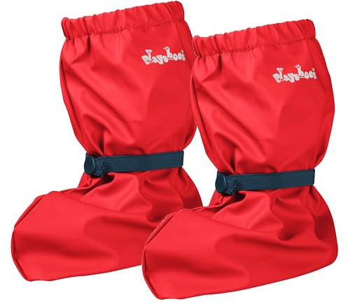 Playshoes Stivali In Gomma Foderati A Semialbero, Stivali In Gomma Foderati A Semialbero Unisex - Bambini e ragazzi, Animali Della Foresta Rossa, 24 EU