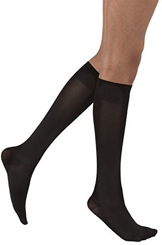 BSN medical 115135 Jobst Jobst Opaque Kompression Schlauch, kniehoch, 20–30 mmHg, geschlossener Zehenbereich, Large, Classic schwarz