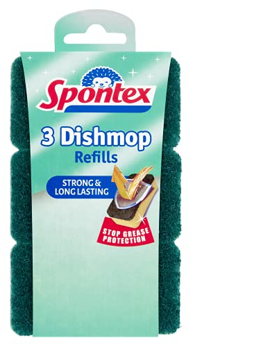 Spontex Dishmop General Purpose Refills, Pack of 3