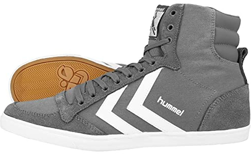 hummel Slimmer Stadil High, Zapatillas altas Unisex adulto, Castle Rock White 63 511 2651, 37 EU