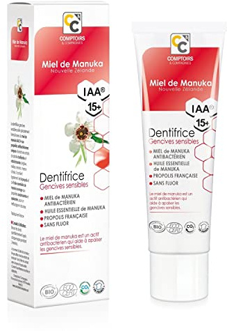 Comptoirs et Compagnies - Bio Zahncreme für empfindliches Zahnfleisch mit Manuka Honig IAA15+ - MGO 550-75ml