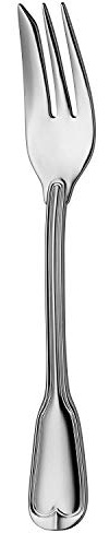 WMF Augsburger Faden Kuchengabel 15,5 cm, Cromargan Edelstahl poliert, glänzend, spülmaschinenfest