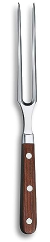 Victorinox Grand MaÎtre Fourchette à découper, Fourche à trancher, Acier inoxydable, Manche en bois, Érable modifié