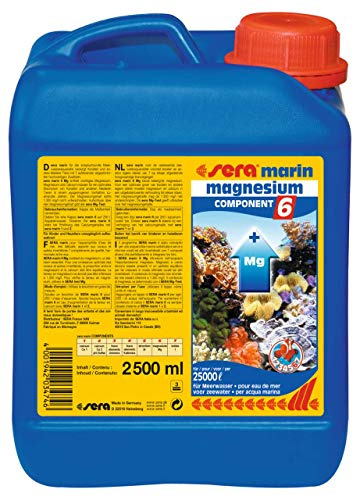 sera marin COMPONENT 6 magnesium 2,5 Liter - Enthält wichtiges Magnesium, Wasseraufbereiter Meerwasser