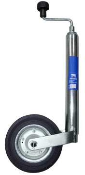 TFA 88615 Stützrad mit Kurbel 48 mm, Vollgummirad, 200 x 50 mm