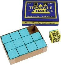 Original USA Triangel Snooker-Kreide, 12 Stück im Karton
