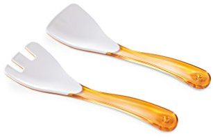 Omada Design Servers for Salad 8,46 inch Lengh, bicolored, in Acrylic Material, Square Line