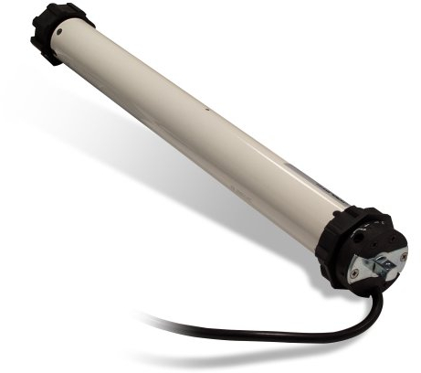 jarolift Moteur Électromécanique Pour Volets Roulants Type SL 45-50/12, Moteur Tubulaire, SW60, Force De Traction 115 kg, Avec Protection Thermique