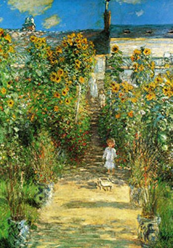 Monet, Claude - Il giardino di Monet - Kunstdruck Artprint Gemälde - Grösse 70x100 cm