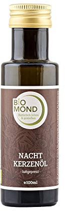 BIO Nachtkerzenöl BIOMOND 100 ml mühlenfrisch kaltgepresst 100% naturrein vegan Premiumqualität aus eigener Herstellung