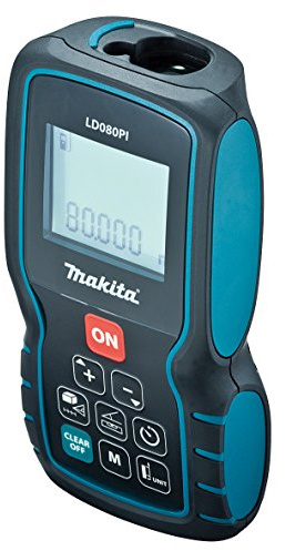 Makita LD080P Laser-Entfernungsmesser komplett mit 2 x AAA-Batterien