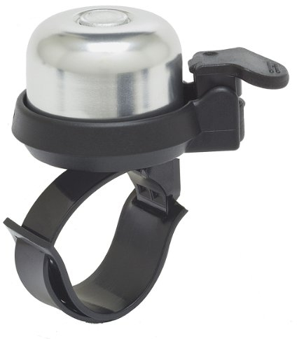 Mirrycle Incredibell Adjustabell 2 Bike Bell, Silver