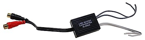Speaker Wire to RCA HI/Low Adapter Converter LINE Level Output Audio Video CAR