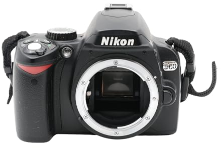 Nikon D60 Appareil photo numérique Reflex 10.2 Boîtier nu Noir